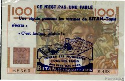 100 Francs JEUNE PAYSAN Publicitaire FRANCE  1952 F.28.33 XF