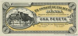 1 Peseta SPAIN Denia 1936 P.-