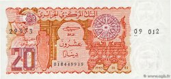 20 Dinars ALGÉRIE  1983 P.133a