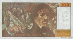 100 Francs DELACROIX 442-1 & 442-2 FRANCE  1994 F.69ter.01a TTB