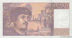 20 Francs DEBUSSY à fil de sécurité FRANCE  1991 F.66bis.02 pr.NEUF