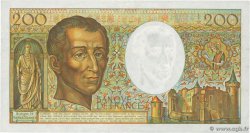 200 Francs MONTESQUIEU FRANCE  1991 F.70.11 pr.TTB