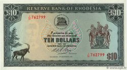 10 Dollars RODESIA  1975 P.33i