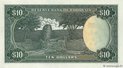 10 Dollars RODESIA  1975 P.33i FDC