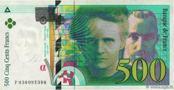 500 Francs PIERRE ET MARIE CURIE FRANKREICH  1996 F.76.03