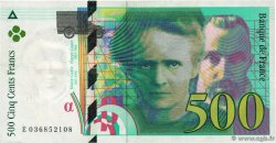 500 Francs PIERRE ET MARIE CURIE FRANKREICH  1996 F.76.03 SS