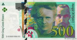 500 Francs PIERRE ET MARIE CURIE FRANKREICH  1996 F.76.03 SS