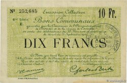 10 Francs FRANCE Regionalismus und verschiedenen Douai 1916 JP.59-0788