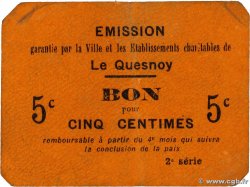 5 Centimes FRANCE Regionalismus und verschiedenen Le Quesnoy 1914 JP.59-3128
