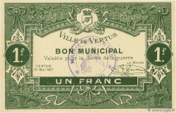 1 Franc FRANCE Regionalismus und verschiedenen Vertus 1917 JP.51-58