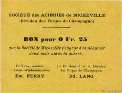 25 Centimes FRANCE Regionalismus und verschiedenen Marnaval 1914 JP.52-13 fST
