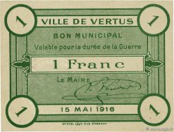 1 Franc FRANCE Regionalismus und verschiedenen Vertus 1916 JP.51-55 fST
