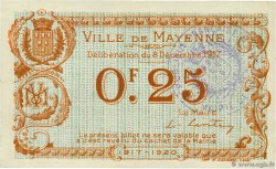 25 Centimes FRANCE Regionalismus und verschiedenen Mayenne 1917 JP.53-29