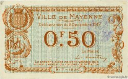 50 Centimes FRANCE Regionalismus und verschiedenen Mayenne 1917 JP.53-30