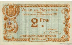 2 Francs FRANCE Regionalismus und verschiedenen Mayenne 1917 JP.53-32