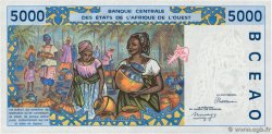 5000 Francs WEST AFRIKANISCHE STAATEN  1992 P.813Ta fST+