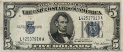 5 Dollars ESTADOS UNIDOS DE AMÉRICA  1934 P.414Ab BC+