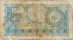 10 Rupees SEYCHELLES  1968 P.15a G