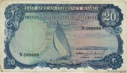 20 Shillings ÁFRICA ORIENTAL BRITÁNICA  1964 P.47a BC