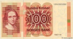 100 Kroner NORVÈGE  1987 P.43c UNC