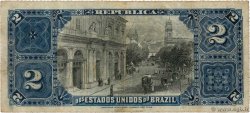 2 Mil Reis BRAZIL  1890 P.010b F