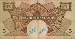 5 Shillings EAST AFRICA  1958 P.37 F