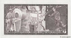 50 Francs Petit numéro LUSSEMBURGO  1972 P.55b FDC