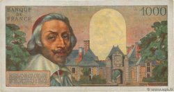 1000 Francs RICHELIEU FRANCE  1955 F.42.12 VF-