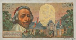 1000 Francs RICHELIEU FRANCE  1955 F.42.12 VF-