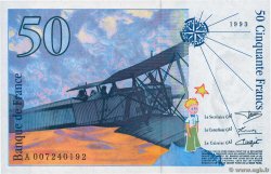 50 Francs SAINT-EXUPÉRY FRANCE  1993 F.72.02 NEUF