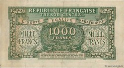 1000 Francs MARIANNE THOMAS DE LA RUE FRANKREICH  1945 VF.13.01 SS