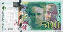 500 Francs PIERRE ET MARIE CURIE FRANCE  1994 F.76.01 pr.NEUF