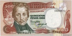 500 Pesos Oro KOLUMBIEN  1989 P.431