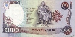 5000 Pesos COLOMBIA  1995 P.440 UNC