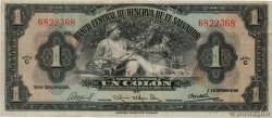 1 Colon SALVADOR  1941 P.075a TB