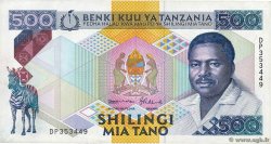 500 Shillings TANZANIE  1989 P.21c