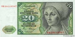 20 Deutsche Mark GERMAN FEDERAL REPUBLIC  1980 P.32d