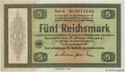 5 Reichsmark DEUTSCHLAND  1933 P.199 VZ