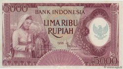 5000 Rupiah INDONESIA  1958 P.064