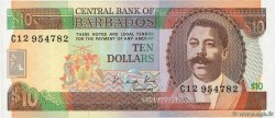 10 Dollars BARBADOS  1986 P.38