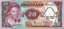 20 Emalangeni Commémoratif SWAZILAND  1981 P.07a NEUF