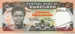 2 Emalangeni SWAZILAND  1987 P.13a NEUF