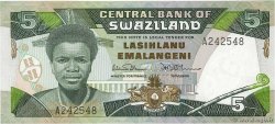 5 Emalangeni SWAZILAND  1987 P.14a FDC