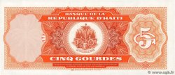 5 Gourdes HAITI  1987 P.246a UNC