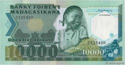 10000 Francs - 2000 Ariary MADAGASCAR  1983 P.070a