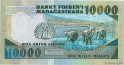 10000 Francs - 2000 Ariary MADAGASCAR  1983 P.070a SC+