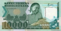 10000 Francs - 2000 Ariary MADAGASCAR  1988 P.074a