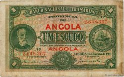 1 Escudo ANGOLA  1921 P.055 F