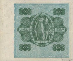 100 Markkaa FINLANDIA  1945 P.088 EBC