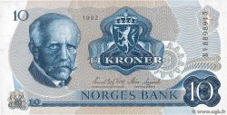 10 Kroner NORVÈGE  1982 P.36c fST+
